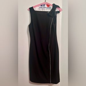 Jessica Howard sleeveless black cocktail dress size 12